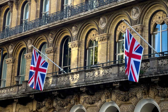 A photograph of the United Kingdom